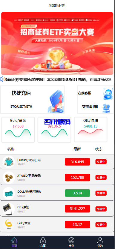 外汇微盘系统源码-百川源码网-精品源码网站