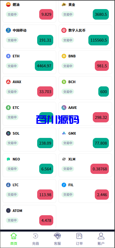 图片[2]-外汇期货贵金属微盘微交易所系统/伪交易所pc自适应/利息宝/单控全控-百川源码网-精品源码网站