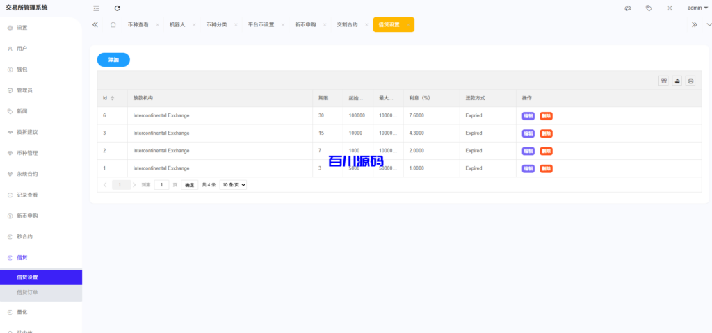 图片[25]-多语言海外dapp交易所系统/外汇/期货/虚拟币/Ai量化/贷款/期权交易 - 百川源码网-精品源码网站-百川源码网-精品源码网站